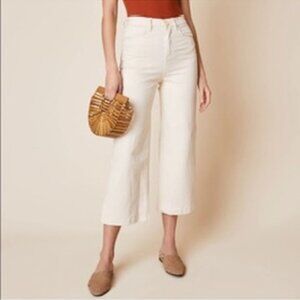 Whimsy + Row Flora Pant White Natural 28